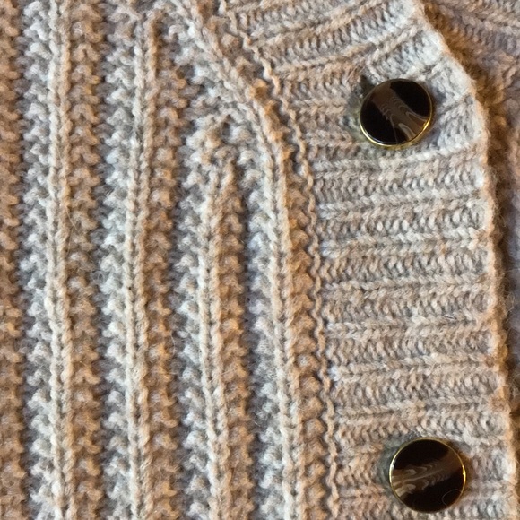 NICHOLAS Chunky Knit Alpaca Sweater Cardigan - Picture 9 of 14